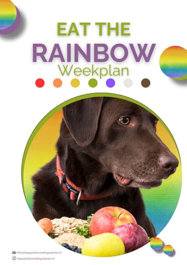 Voorblad Eat the Rainbow weekplan